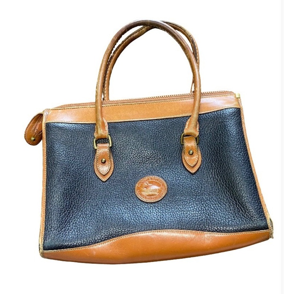 1980s/1990s authentic vintage Dooney & Bourke All Weather Leather satchel bag